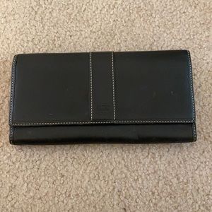 Coach leather wallet
